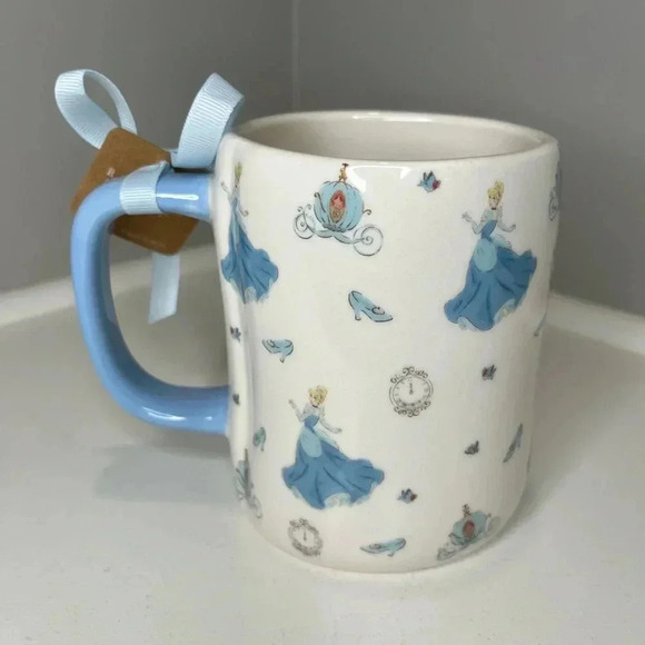 Rae Dunn x Disney Cinderella BIBBIDI BOBBIDI BOO White Ceramic Mug - Picture 6 of 9